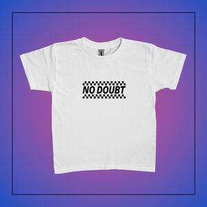 No Doubt T Shirt, Gwen Stefani, 90s Tour Shirt, Ska Shirt, Checkered